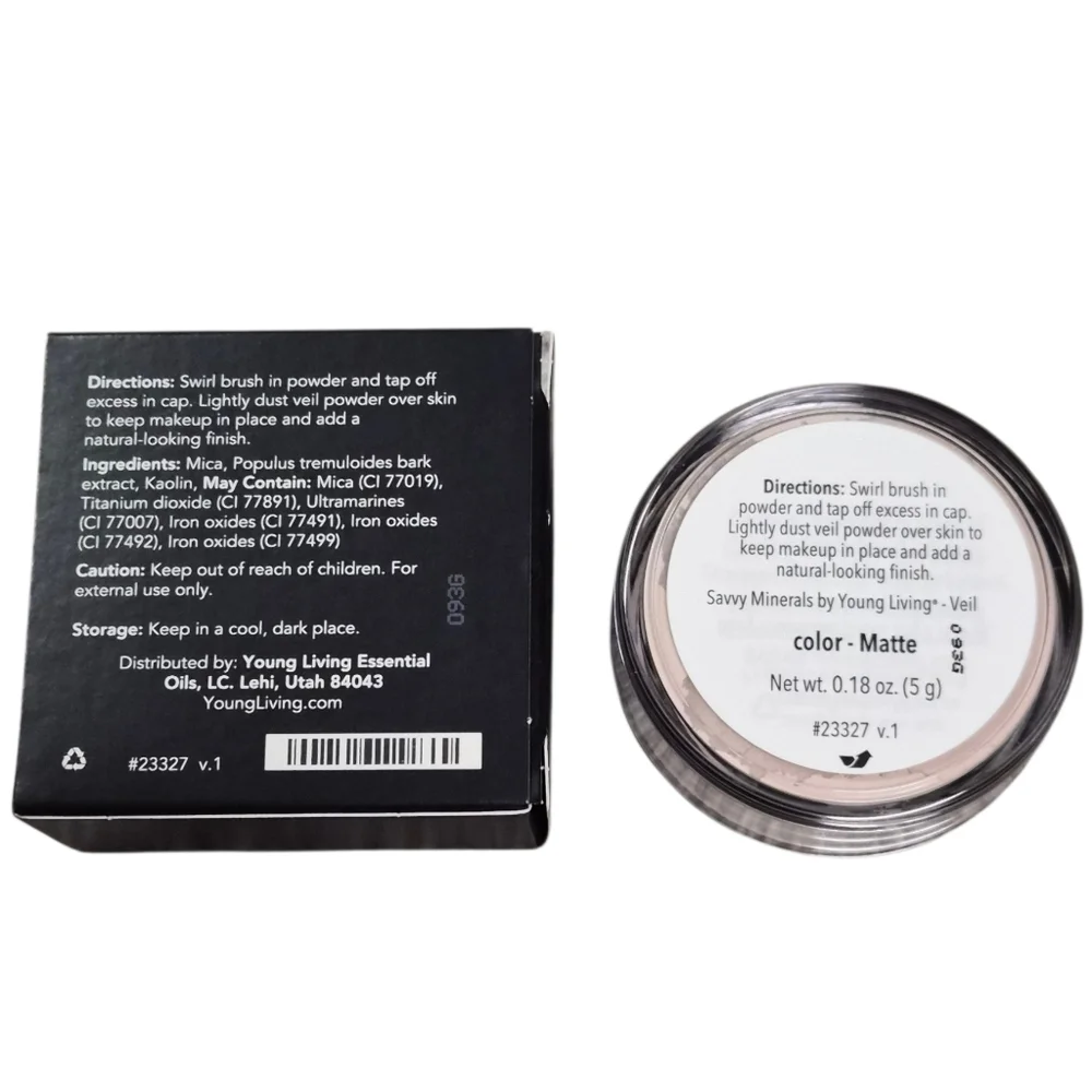 Savvy Minerals Veil Matte Setting Powder Translucent 5g Young Living New